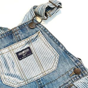OshKosh Striped Shortalls | 18M
